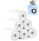 6 Thermopapier Kinderkamera,57mm Thermopapier,Rollen Thermopapier Für Kinder Sofortbildkameras,Nachfülldruckpapier,Thermodrucker Papier Weiß,für Kinderkamera und Mini Drucker