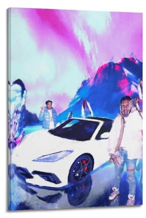 Lil Durk ICEBOX Band-Albumcover, Musikalbum-Cover, Rock-Wand-Collage-Set, Band-Poster, Raumästhetik, Poster, Albumcover, signierte limitierte Poster, Leinwand-Wandkunst für Wanddekoration, 40,6 x 61