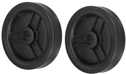 Sharplace 2 pezzi di ruote per compressore d'aria di ricambio robuste e leggere. Viti di riparazione non incluse per una facile mobilità, 5 Inch 16 Holes