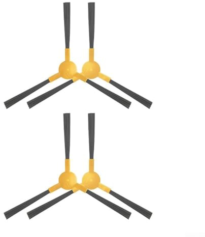 Besttoolifes Ersatz-Seitenbürsten für Tesvor S8 Pro Bobsweep Dustin für Redroad R10 Roboter-Staubsaugerteile, Eckreinigungszubehör (4 Stück)