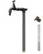 Fontana in Metallo da Giardino Esterno, Colonna d'Acqua per Il Giardino, Fontanella a Colonna con Rubinetto Acqua, per l'irrigazione e l'innaffiamento(40cm/15.7in)