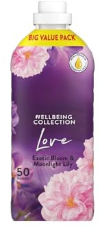 Fabric Conditioner 50W - Exotic Bloom & Moonlight Lily - Feel The Irresistible Power Of Love. Seductive, Heady Notes Of White Ginger Lily And Musk Will Mesmerize Your Senses