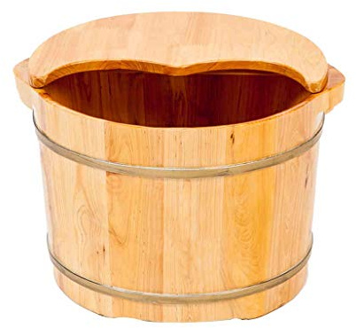 Sauna Barrel, Foot Basin Tub Bucket, Massage, Spa, Sauna, Soak,Foot Bath Wooden Household Wash