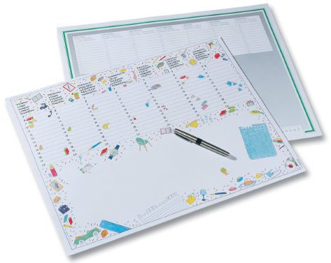 Bringmann 9934 - Schreibunterlage 44x56cm Papier 20 Blatt weiss
