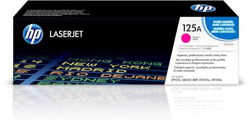 HP 125A (CB543A) Rot Original Toner fürHP Color Laserjet CP1215, CP1515, CM1312, magenta