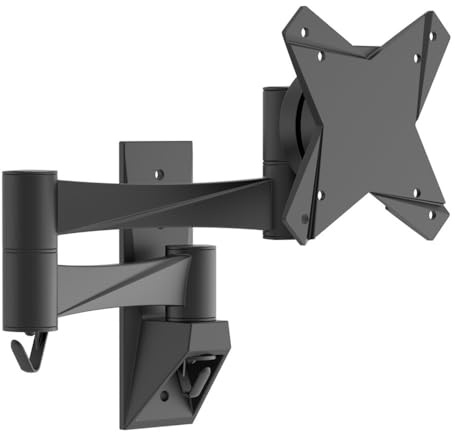 Intec Brackets Full Motion TV Wall Bracket for 13-29 Inch TVs, Swivel, Tilt & Rotate TV Mount, Max VESA 100x100, Extendable Arm 415mm