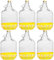 lilawelt24 6 STÜCK 5L GLASBALLON mit Kunststoffkorb Weinballon GÄRBALLON GLASFLASCHE
