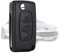 3 Botones Carcasa de Control Llave de Coche para Peugeot 407/407 SW