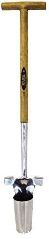 Spear & Jackson 4813BP Traditioneller Knollenpflanzer, Edelstahl, mit langem Stiel