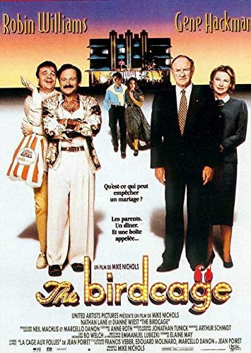 Cinema The Birdcage – 1996 – Mike Nichols, Robin Williams, Gene Hackman – 116 x 158 cm – Originalposter