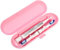 Youmang Reise Etui Für Oral B Pulsonic Slim 1000/1100 Schallzahnbürste 1 Handstück Und 2 Aufsteckbürsten - Rosa