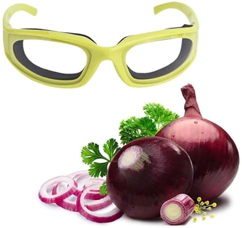 nobrands Zwiebelschutzbrille, Zwiebelbrille für Brillenträger Spritzschutzbrille, Zwiebelschneiden Augenschutz Küchenhelfer Schutzbrille zum Zwiebelhacken Kochen Grillen