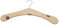 Kleiderbügel - Holzbügel aus massivem Zirbenholz - mit 360° drehbarem Haken - echte Handarbeit - Kleiderbügel rutschfest - Kleierbügel Holz - Kleiderbügel Zirbe