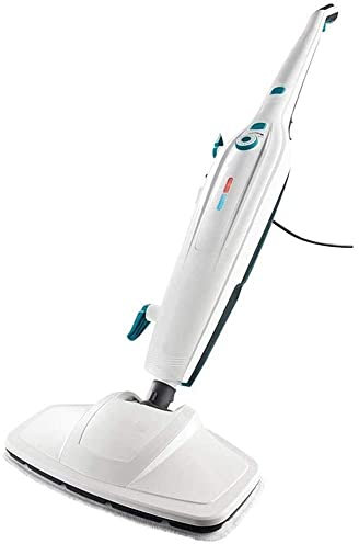JINHH Vacuum and Steam Mop All in One Compact Bagless Wet-Dry Vacuum Cleaner with HEPA Filtration Cord Rewind and Comfort Handle Steam Upright Vac for Hardwood Tile Floors Home and Office