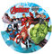 dekora - Essbare Kuchenaufleger mit Avengers Tortenverzierungen Geburtstag für Kinder - 15.5 cm