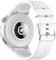 BoLuo 20mm Uhrenarmbänder für Huawei Watch GT3 Pro 43mm/GT3 42mm/GT2, Silikon Ersatzband für Coros Pace 2/Apex 42mm/Ticwatch E3 (Weiß)