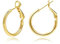Creolen aus Sterling Silber,Gold Silber große Creolens für Damen 14 Karat echt Vergoldet Große Dünne Hypoallergen Kreis Endlose Creolen, 20/30/40/50/60/70 mm für Mädchen