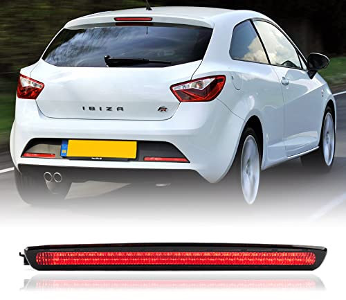 njssjd Bremslicht für Seat Leon II, Seat Ibiza ST Ibiza IV Typ 6J 6P, 1 Stück, rauchige Linse, hohe Halterung, dritte Bremsleuchte