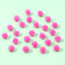 1000 Stück Bunte Mini Pompons zum Basteln 10mm Flauschige Pom Poms Plüschbälle Bälle Kleine Bommeln Filzkugeln für Geburtstag Hochzeit Handwerk Weihnachten DIY Nähen Dekorationen,Rosa