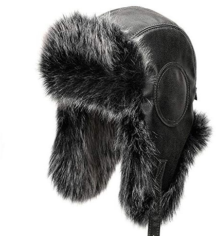nster Winterhüte, Bomberhut Aviator Bomber Hut Faux Pelz-Trooper Trapper Hut t Earglappen Jagdhüte Pilotkappe für Ski Winter