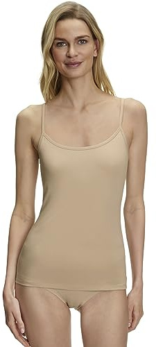 FALKE Damen Daily Comfort 2-Pack Unterwäsche bequemes Unterhemd hautfreundlich ärmellos mit Rundhals Ausschnitt im Multipack schnelltrocknende atmungsaktive nachhaltige Baumwolle 2 Stück