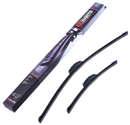 EINPARTS Scheibenwischer Set Wischerblätter Set Vorne Länge 1: 610mm Länge 2: 340mm Flachbalkenwischblatt Kompatibel mit TOYOTA Yaris Schrägheck P9 Hakenbefestigung für Linkslenker EPWBDU2414