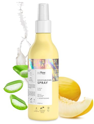 So!Flow Spray Nutriente per la Protezione dei Ricci con Olio di Argan e Estratto di Agrumi - Scudo per i tuoi Ricci, Migliora la Definizione con un Spray Nutriente Leggero ma Potente