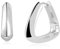 ALEXCRAFT Ohrringe Silber 925 Dreieck Klein Damen Creolen Eckig Triangel Silver Earrings Geschenk für Frauen Freundin Mama Mädchen