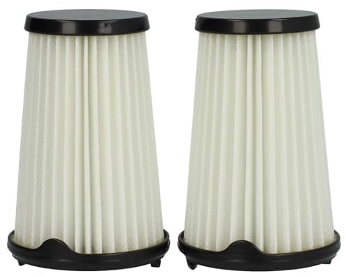vhbw Filterset 2x Faltenfilter kompatibel mit AEG QX8-1-45MB | QX8-1-45IB, QX8-1-45SM Staubsauger - Filter, Patronenfilter, schwarz weiß