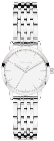 Tamaris Damen Analog Quarz Uhr mit Edelstahl Armband TT-0135-MQ