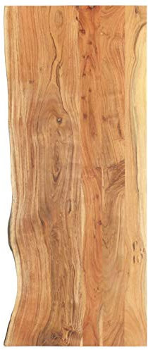 ARKEM Encimera para Armario tocador Madera Maciza Acacia 140x52x3,8cm Tocador Mesa Centro Mesita Cocina Comedor Salón