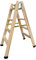 Leiter Wood 5 Stufen mit Haken