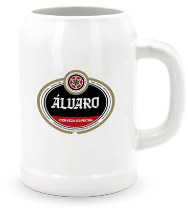 Jarra de Cerveza Día del Padre Cerámica | Regalo Original día del Padre | Regalo Papa Cumpleaños, Jubilación | Jarra para Microondas y Lavavajillas (Cerveza Especial)