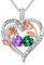 TINGN Valentinstag Geburtstag Geschenk für Sie Frauen - Februar Amethyst Mai Smaragd Geburtsstein Halskette Damen Silber 925 Kette Schmuck Jahrestag Geburtstag Geschenke für Sie Mutter Ehefrau