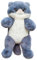 HUIJUFU Realistisches Katzenplüschtier, 45 cm, Kuscheltier, lebensechte ausgestopfte Katze, weiches Plüschtier, Peluche de Gato (Gray and White)