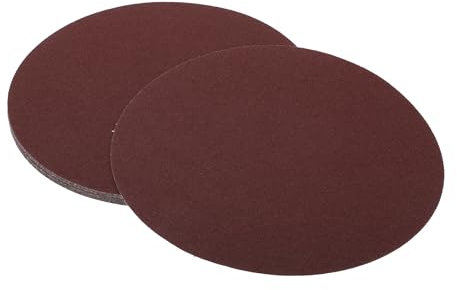 ACROPIX 12 Inch Sanding Discs Round Hook and Loop Sandpaper 60 Grits - 10 PCS