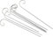 20 Pcs 20cm Silver Plant Label Hooks Garden Markers Stake Plant Label Holder Plant Label Hanger Garden Plant Sign Stake Rustproof Deformed Garden Plant Sign Hooks Hanging Rods for Flower Planter