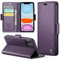 Phernykas for iPhone 11 Wallet Case with Card Holder, Kickstand RFID Blocking Magnetic Closure Shockproof Protective PU Leather Case for iPhone 11 Flip Case Wallet - Purple