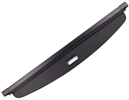 WQLTTFC Auto Laderaumabdeckung für Porsche Cayenne 2003-2007 2008 2009 2010, Einziehbar Kofferraumabdeckung Rollo Anti-Peeping Kofferraum Abdeckung Abdeckung GepäCkraumabdeckung, AutozubehöR,Black