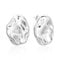 BOUTIQUELOVIN Chunky Ohrringe Silber 925 Damen Ohrstecker Groß Silver Earrings für Frauen Mama Freundin