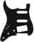Pickguard Scratch Plate HSS-Gitarren-Schlagbrett für Linkshänder-ST mit PAF-Doppelspulen-Tonabnehmer(3Ply black)