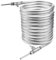 Wärmetauscher, 3/8'' X 10M Gegenstrom-Würzekühler Edelstahl-Wärmetauscher Kühlschlangenrohr Supereffiziente Bierkühlmaschine Für Fußbodenheizung, Warmwasserbereitung(Without Hose)