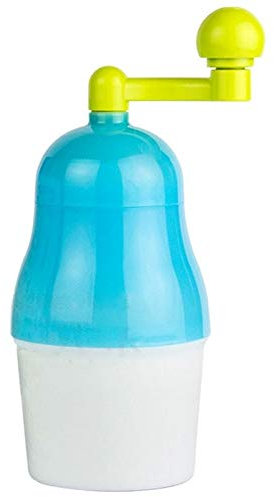 Tritaghiaccio Manuale Portatile per Uso Domestico, Macchina per Ghiaccio tritato a Mano per Ghiaccio tritato e Coni di Neve