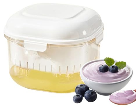 Gerät zur Herstellung von Joghurt, wiederverwendbar, feinmaschig, Filter für die Herstellung von Joghurt, Natur, cremig, Küchenutensilien | für Suppe, Beeren, J