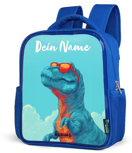 NoBoringSuitcases© Rucksack Kinder 8L Wanderrucksack leichter Kinderrucksack Blau Tagesrucksack Kindergarten Backpack Büchertasche Kindergartenrucksack Jungen Rucksäcke Farbenfroh Klein Bunt