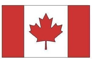 FLAGGE KANADA CANADA Fahne, Grösse: ca. 90x150 cm, Ordentliche Qualität - KEINE hauchdünne Ware - Stoffgewicht ca. 100 gr/m2 - Reissfest - Indoor/Outdoor