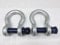 Bow Shackles with Screw Pin 2 Ton X2 (Lifting Blue Heavy Duty 2000KG)