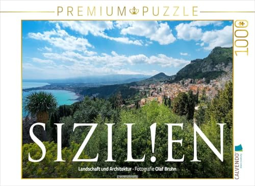 CALVENDO Puzzle EIN Motiv aus dem Kalender Sizilien – Landschaft und Architektur | 1000 Teile Lege-Größe 64 x 48 cm Foto-Puzzle für glückliche Stunden