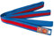 Ju-Sports Budogürtel - blau/rot/blau, Baumwolle I Kampfsport Gürtel Für Budo-Sportarten, Judo, Karate uvm. I Ca. 4 cm breiter Martial Arts Gürtel I 320 cm