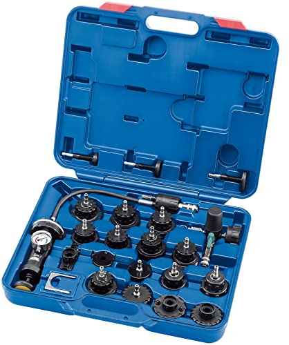 Draper 14455 Expert Radiator Pressure Test Kit, 45.6cm x 40.6cm x 11.6cm, 20 Pcs